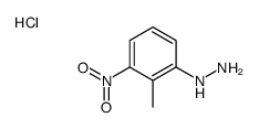 (2-methyl-3-nitrophenyl)hydrazine,hydrochloride Structure