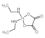 Platinum (II), bis(ethylammine)oxalato-, cis- structure