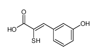 5-m-hydroxyphenyl-2-mercapto acrylic acid Structure