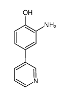 2-amino-4-pyridin-3-yl-phenol结构式