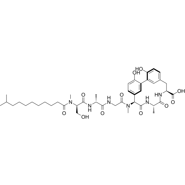 Arylomycin A2结构式