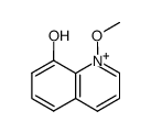 8-hydroxy-1-methoxyquinolin-1-ium Structure