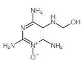Methanol,1-[(2,4,6-triamino-1-oxido-5-pyrimidinyl)amino]- Structure