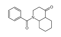 1-benzoyl-2,3,4a,5,6,7,8,8a-octahydroquinolin-4-one结构式