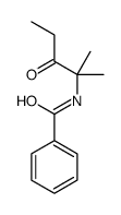 N-(2-methyl-3-oxopentan-2-yl)benzamide结构式
