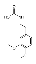 2-(3,4-dimethoxyphenyl)ethylcarbamic acid Structure