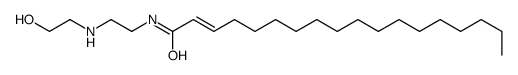 N-[2-[(2-羟乙基)氨基]乙基]-9-十八碳烯酰胺结构式