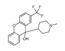 9-(1-methylpiperidin-4-yl)-2-(trifluoromethyl)xanthen-9-ol结构式