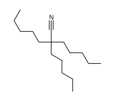 2,2-dipentylheptanenitrile Structure