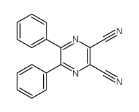 5,6-diphenylpyrazine-2,3-dicarbonitrile结构式