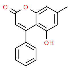 5-Hydroxy-7-methyl-4-phenyl-2H-chromen-2-one structure