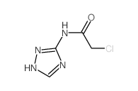 2-氯-N-(1H-[1,2,4]噻唑-3-基)-乙酰胺结构式