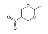 2-methyl-5-nitro-1,3-dioxane Structure