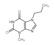 3-Methyl-7-propylxanthine Structure