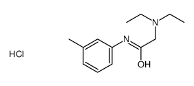 2-(diethylamino)-N-(3-methylphenyl)acetamide,hydrochloride结构式