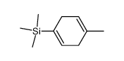 4-methyl-1-(trimethylsilyl)-1,4-cyclohexadiene结构式