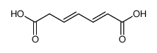 hepta-2,4-dienedioic acid Structure