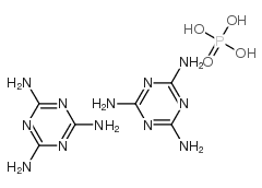 di[1,3,5-triazine-2,4,6-triamine] phosphate结构式