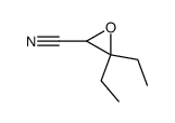 3,3-diethyloxirane-2-carbonitrile Structure