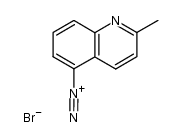 2-methylquinoline-5-diazonium bromide Structure