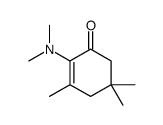 2-(dimethylamino)-3,5,5-trimethylcyclohex-2-en-1-one Structure