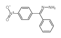 (Z)-[(4-nitrophenyl)-phenyl-methylidene]hydrazine Structure