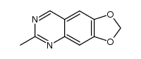 2-methyl-6,7-methylenedioxy-quinazoline结构式