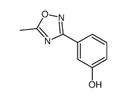 3-(5-Methyl-1,2,4-oxadiazol-3-yl)phenol结构式