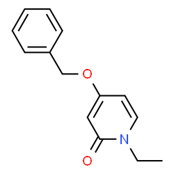 2(1H)-Pyridinone,1-ethyl-4-(phenylmethoxy)-(9CI) Structure