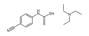 triethylamine (4-cyanophenyl)carbamodithioate结构式