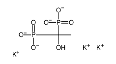 tripotassium,hydroxy-(1-hydroxy-1-phosphonatoethyl)phosphinate结构式