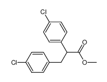 methyl 2,3-bis(4-chlorophenyl)propionate结构式