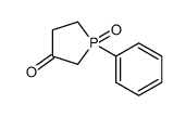 1-oxo-1-phenyl-1λ5-phospholan-3-one结构式