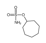 cycloheptyl sulfamate Structure
