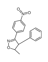 (4R,5S)-5-methyl-3-(4-nitrophenyl)-4-phenyl-4,5-dihydro-1,2-oxazole结构式