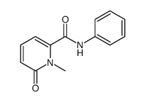 1-methyl-6-oxo-N-phenylpyridine-2-carboxamide结构式