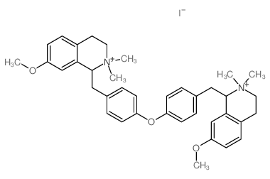 7-methoxy-1-[[4-[4-[(7-methoxy-2,2-dimethyl-3,4-dihydro-1H-isoquinolin-1-yl)methyl]phenoxy]phenyl]methyl]-2,2-dimethyl-3,4-dihydro-1H-isoquinoline picture