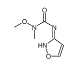 1-methoxy-1-methyl-3-(1,2-oxazol-3-yl)urea结构式