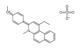 1-ethyl-3-(4-methoxyphenyl)-4-methylbenzo[f]quinolin-4-ium,perchlorate Structure