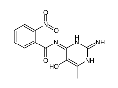 N-(2-amino-5-hydroxy-6-methylpyrimidin-4-yl)-2-nitrobenzamide结构式