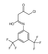 N-[3,5-bis(trifluoromethyl)phenyl]-4-chloro-3-oxobutanamide Structure