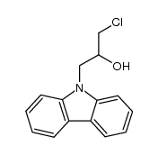 1-carbazol-9-yl-3-chloro-propan-2-ol结构式