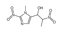 1-(3-methyl-2-nitro-3H-imidazol-4-yl)-2-nitro-propan-1-ol Structure