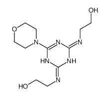 2-[[4-(2-hydroxyethylamino)-6-morpholin-4-yl-1,3,5-triazin-2-yl]amino]ethanol Structure