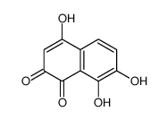 4,7,8-trihydroxynaphthalene-1,2-dione Structure