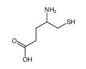 4-amino-5-sulfanylpentanoic acid结构式