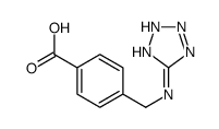 4-[(2H-tetrazol-5-ylamino)methyl]benzoic acid Structure