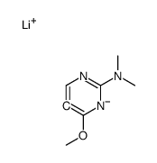 lithium,4-methoxy-N,N-dimethyl-5H-pyrimidin-5-id-2-amine结构式