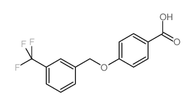 4-{[3-(Trifluoromethyl)benzyl]oxy}benzoic acid Structure