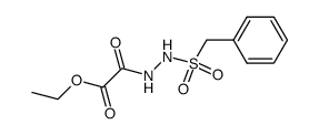 Ethyl-β-(N'-benzylsulfonylhydrazino)glyoxylat结构式